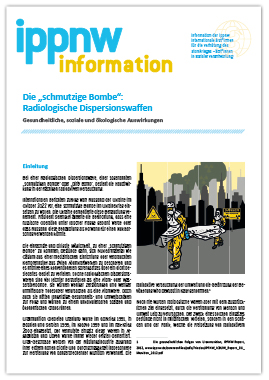 Broschüre IPPNW-Information Die Schmutzige Bombe